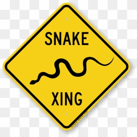 Snake Xing Animal Crossing Sign - Zone Sign, HD Png Download - railroad crossing sign png