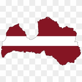 Flags Clipart Multicultural - Latvia Map Icon, HD Png Download - oman flag png