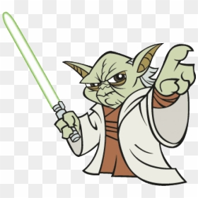 Star Wars Master Yoda Png Photo - Star Wars Cartoon Yoda, Transparent Png - star wars cartoon png