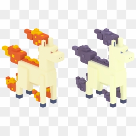 Download Zip Archive - Pokemon Quest Shiny Ponyta, HD Png Download - rapidash png