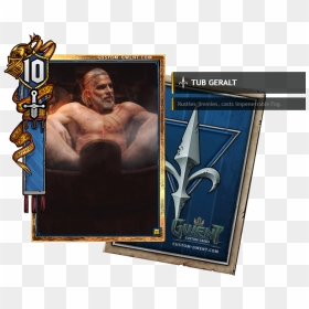 Gwent The Witcher Card Game Png, Transparent Png - geralt png