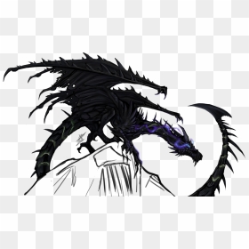 Black Dragon Dragon Monster Shadow Monster Atropagrimm - Black Monster Shadow Dragon, HD Png Download - shadow monster png