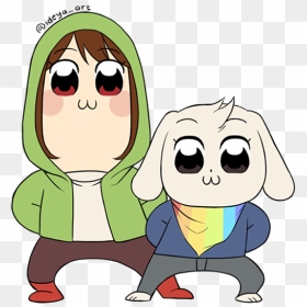 “ I Was Rewatching Pop Team Epic And I Suddenly Thought - Cartoon, HD Png Download - pop team epic png