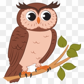 Owl Clipart - Cartoon, HD Png Download - owl clip art png