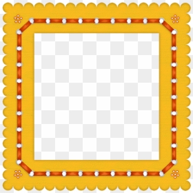 Yellow Frame Png - Coloured Transparent Clipart Borders, Png Download - yellow frame png