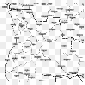 Map Of Angola, HD Png Download - kamina png
