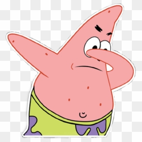 Patrick Stickers, HD Png Download - dabbing squidward png