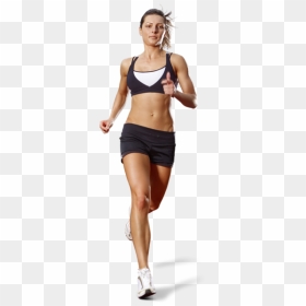 Running Man Png Free Download - Girl Run Png, Transparent Png - woman running png