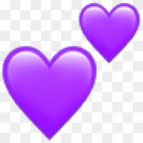 #heart #purple #emoji #purpleheart #ipurpleyou #ipurpleu💜 - Red Tumblr Heart Png, Transparent Png - purple emoji png