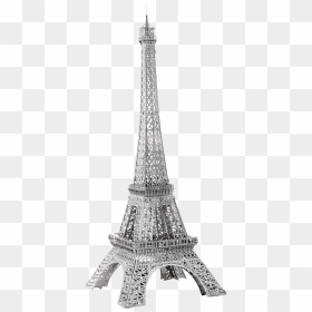 Metal Earth Architecture - Eiffel Tower, HD Png Download - eiffel tower drawing png