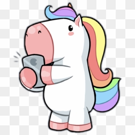 #kawaii #unicorn #kawaiiunicorn #sticker #stickers, HD Png Download - kawaii unicorn png
