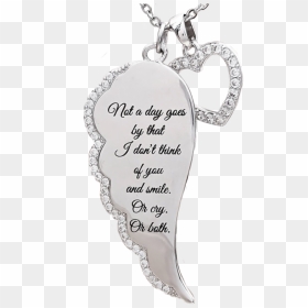 Necklace, HD Png Download - baby angel wings png