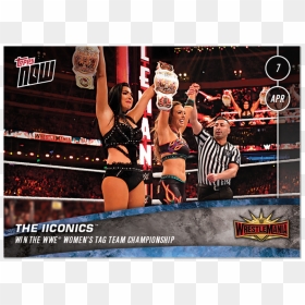 Iiconics Win Tag Titles, HD Png Download - wwe tag team championship png