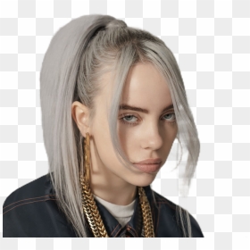 Billie Eilish, Billie, And Eilish Image - Billie Eilish Pink Hair, HD Png Download - grey hair png