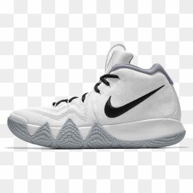 Kyrie #11 Shoe White Gold Back, HD Png Download - deandre jordan png