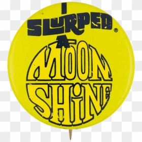 Slurpee Moon Shine Advertising Button Museum - Circle, HD Png Download - slurpee png