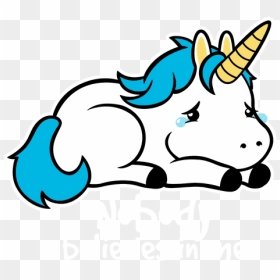 Sad Unicorn, HD Png Download - kawaii unicorn png