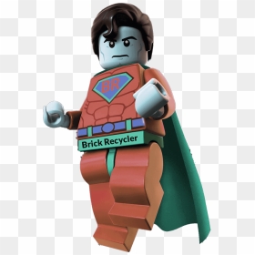 Brick Recycler Superman - Lego Superman Png, Transparent Png - lego superman png