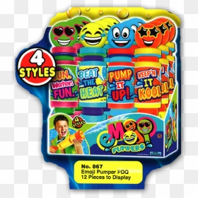 Splash Fun Emoji Foam Pump Pdq - Toy Craft Kit, HD Png Download - splash emoji png