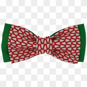 Bow Tie, HD Png Download - green christmas bow png