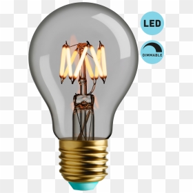 Wattnott Wanda Edison Style Led Light Bulb Clear 6f444b76, HD Png Download - edison bulb png