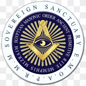 Egyptian Masonic Order Of The Ancient Primitive Rite - Emblem, HD Png Download - mason symbol png