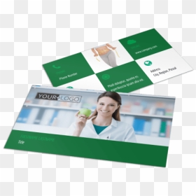 Dietitian Nutritionist Business Card Template Preview - Brochure, HD Png Download - business card template png