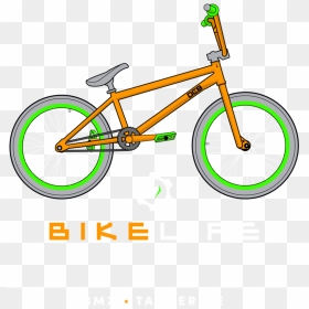 Bike Life Bmx Tangerine Artboard - Bmx Wethepeople Arcade 2015, HD Png Download - bmx png