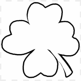 Four Leaf Clover Clip Art, HD Png Download - shamrock outline png