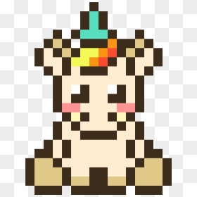 Pixel Art Unicorn Small, HD Png Download - kawaii unicorn png