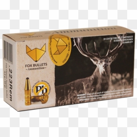 Fox Ammunition 223rem-50gr Front - .223 Remington, HD Png Download - bullet fire png