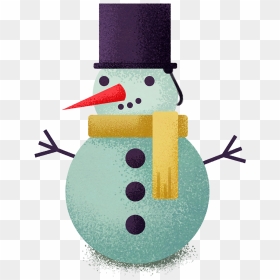 Transparent Happy New Year Hat Png - Snowman, Png Download - snowman hat png