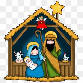 Vintage Nativity Clipart Jpg Royalty Free Download - Cute Nativity Clipart, HD Png Download - kamina png
