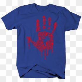 Country Girl Tshirts Hunting, HD Png Download - bloody hand print png