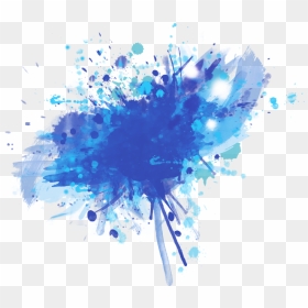 Paint Spray Drops @drunk Unicornius - Paint Png For Picsart, Transparent Png - blue paint splash png