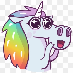 Gifts And Stickers Paltalk, HD Png Download - kawaii unicorn png
