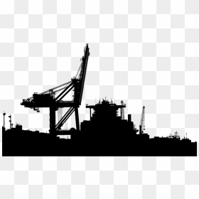 Industry, HD Png Download - construction silhouette png