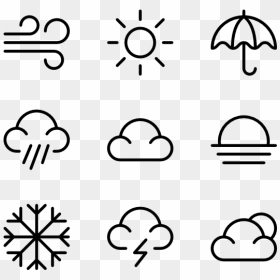 Moon Icon Text - Transparent Background Weather Icon Png, Png Download - crescent moon emoji png