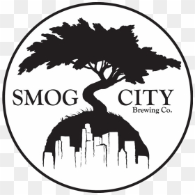 Smog City Brewing Logo, HD Png Download - beer silhouette png