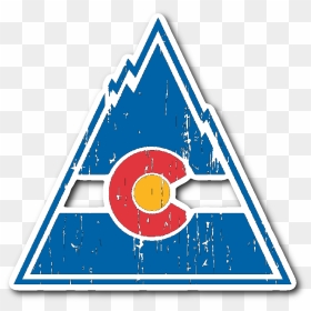 Retro Colorado Rockies Inspired Sticker - Avalanche Logo Retro, HD Png Download - new jersey devils logo png