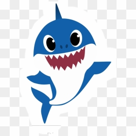 Daddy Shark, HD Png Download - shark clipart png
