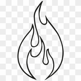 Line Art, HD Png Download - white fire png