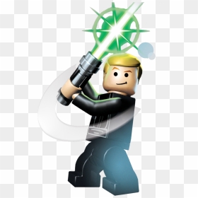 Luke Lego Star Wars - Lego Luke Skywalker Game, HD Png Download - luke lightsaber png