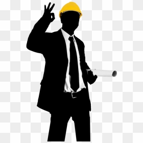 Construction Worker Silhouette Png - Construction Workers Team Silhouette Png, Transparent Png - construction silhouette png