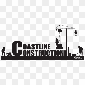 Elegant, Playful, Construction Logo Design For A Company - Construction Logo, HD Png Download - construction silhouette png