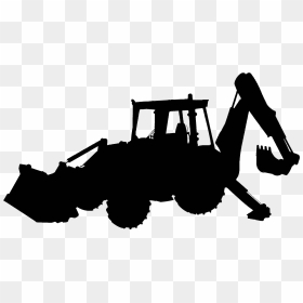 Construction Clipart Excavator - Santiago Landscape & Maintenance, HD Png Download - construction silhouette png