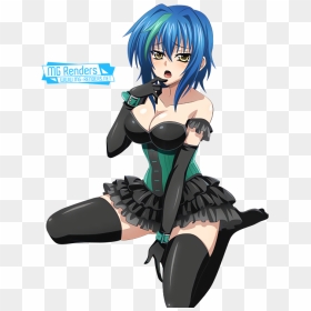 Anime Girl Spreading Legs Png - Xenovia Highschool Dxd Ecchi, Transparent Png - sexy anime png
