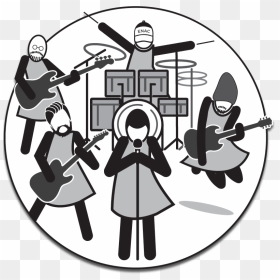 Cartoon, HD Png Download - rock band png