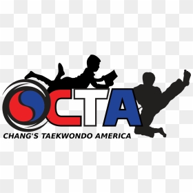 Chang"s Taekwondo America Logo - Diyak, HD Png Download - karate silhouette png