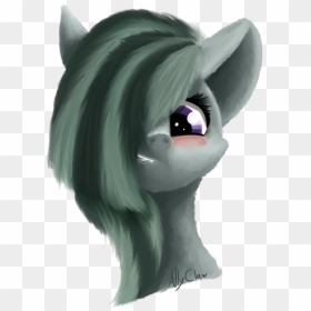Allyclaw, Blushing, Bust, Looking At You, Marble Pie, - Mane, HD Png Download - marble bust png